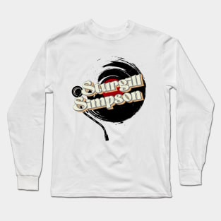 John Sturgill Simpson // Vinyl Vintage Style Long Sleeve T-Shirt